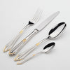24- or 48-Piece Gold-Finish Stainless Steel Cutlery Set – GlowCut