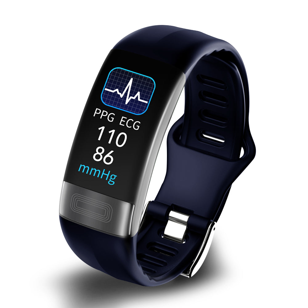 P11 Plus Health Tracker | Professional ECG and Blood Pressure Monitoring | HRV Analysis with Lorenz Plot | SpO2 and Sleep Screening | IP67 Waterproof | Cycle Tracking