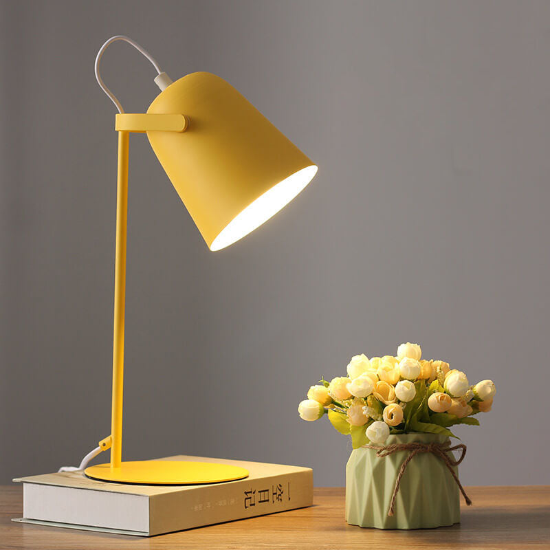 Nordic Macaron Bucket Table Lamp | Scandinavian Desk Light