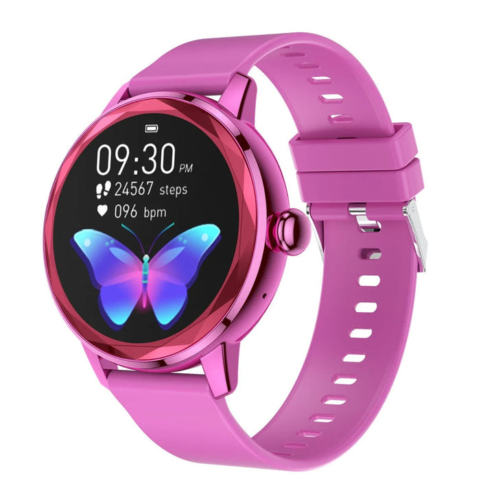 Smart Gold Women's Smartwatch – Luxury Sports Watch in Stainless Steel