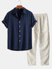 Linen Shirt and Pants Set - Antonio