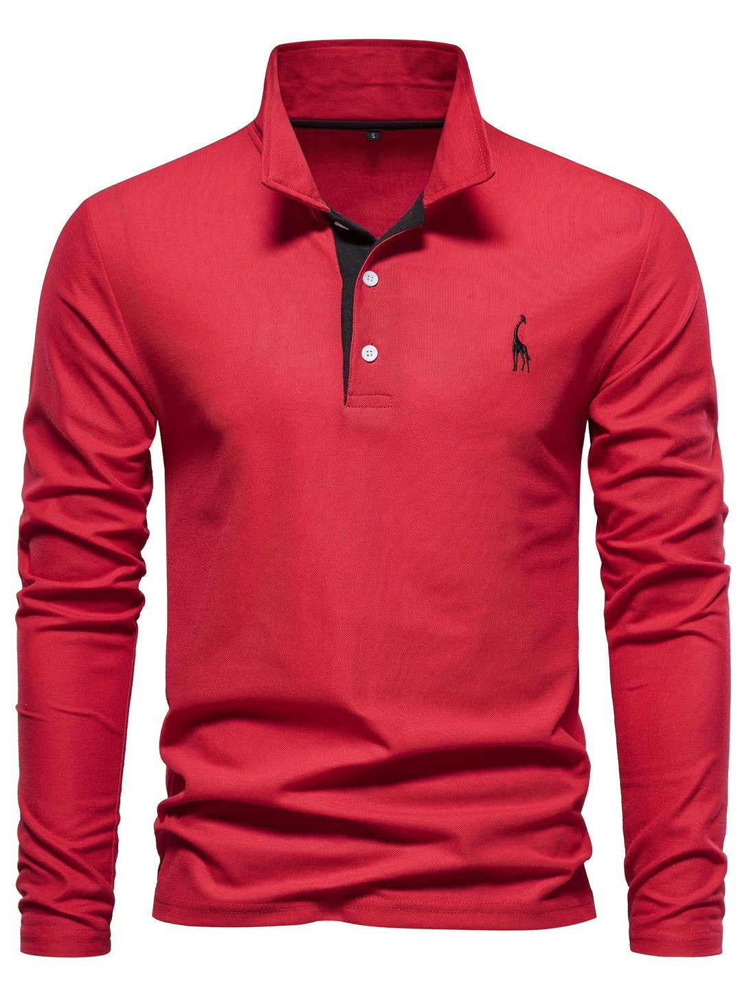 Comfortable Men's Long-Sleeved Polo Shirt
