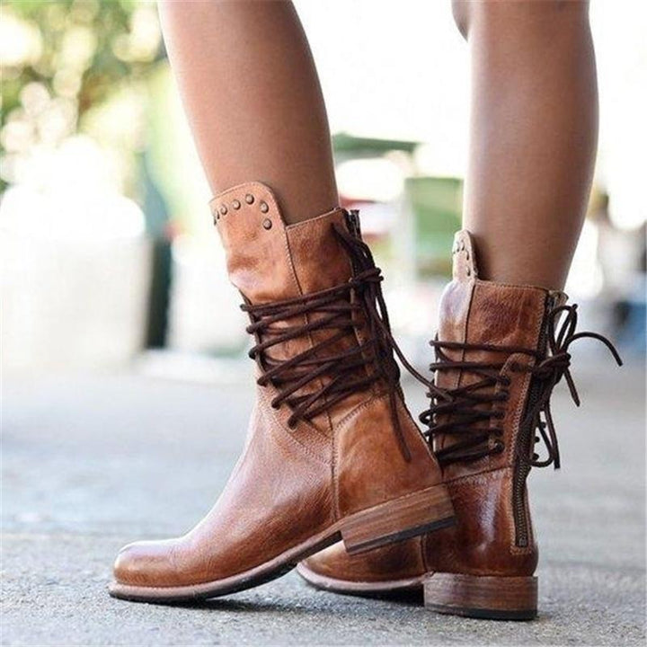 Stylish Leather Women's Shoes - Sophie