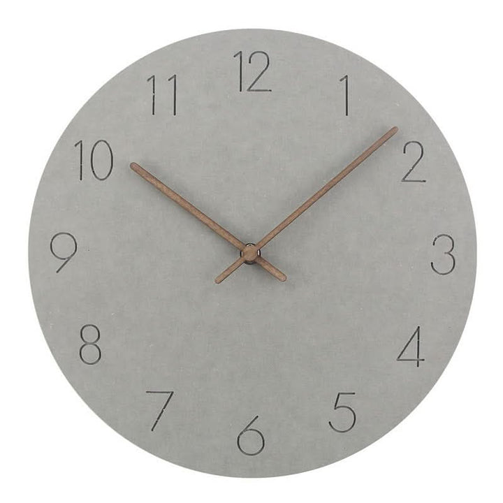 NordWhisper Wall Clock – Silent Nordic-Style Wall Clock for Modern Spaces