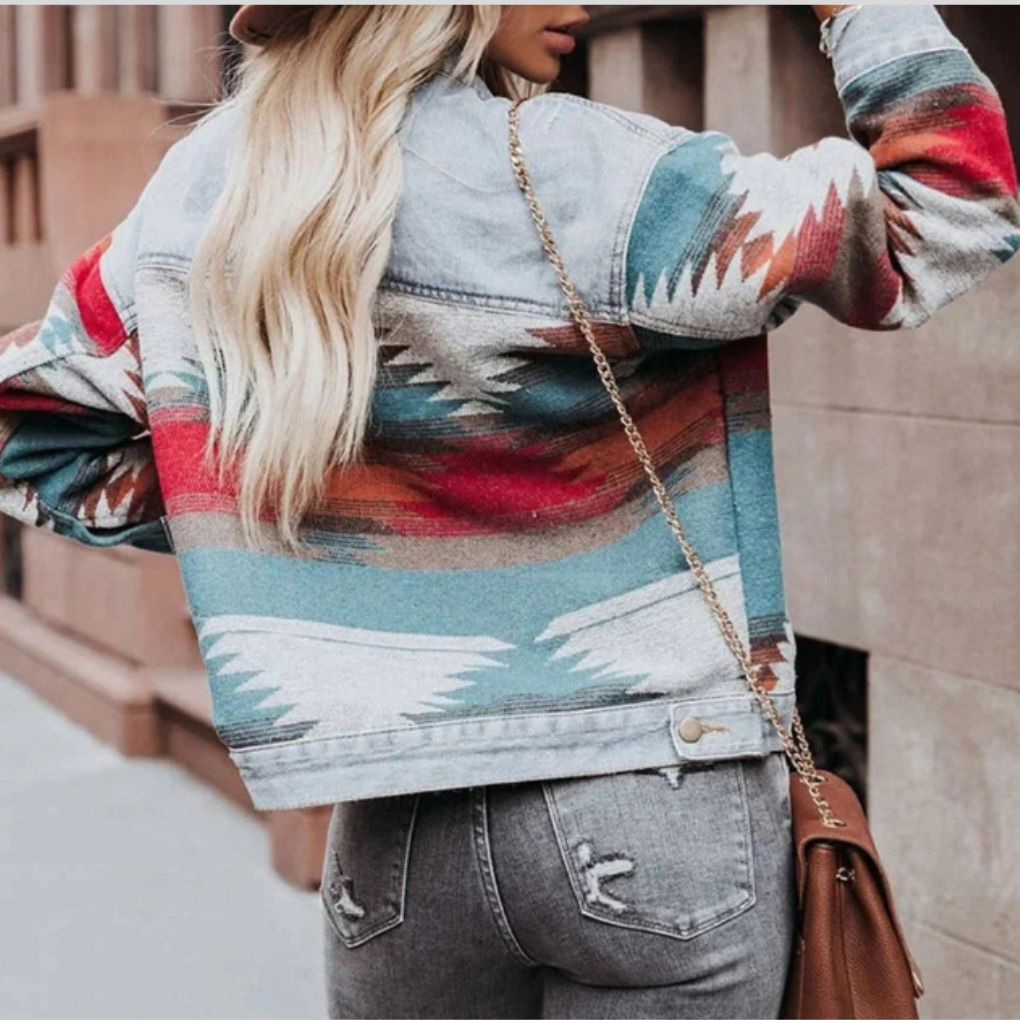 Retro Denim Jacket for Women