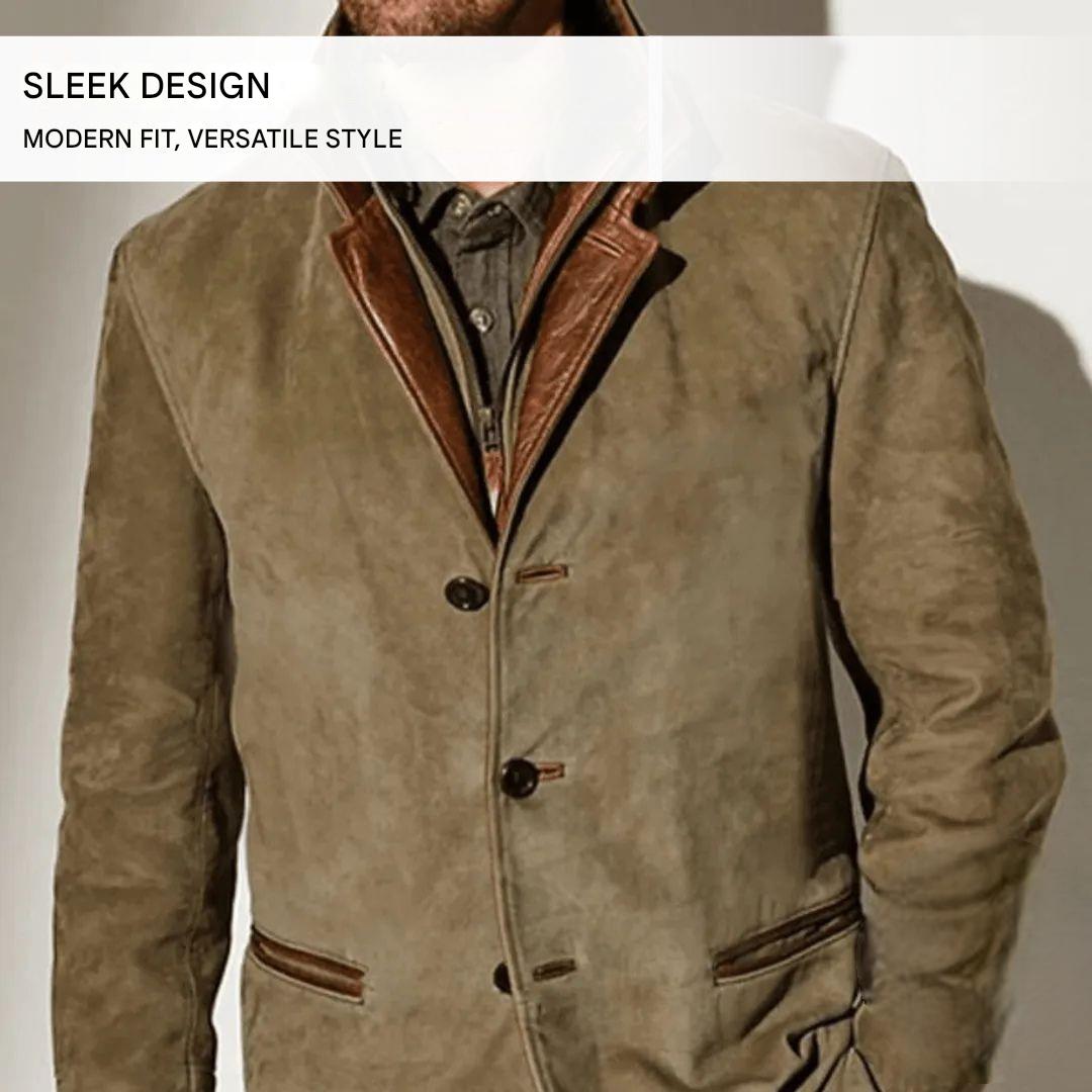 Men's Autumn Blazer – Leandro in Autumn Leaf Shades