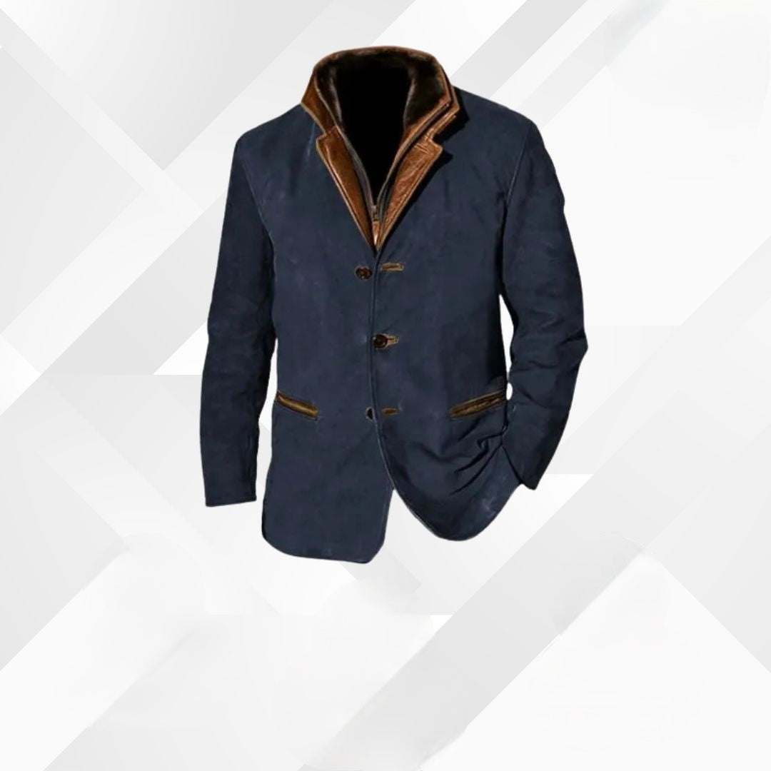 Men's Autumn Blazer – Leandro in Autumn Leaf Shades