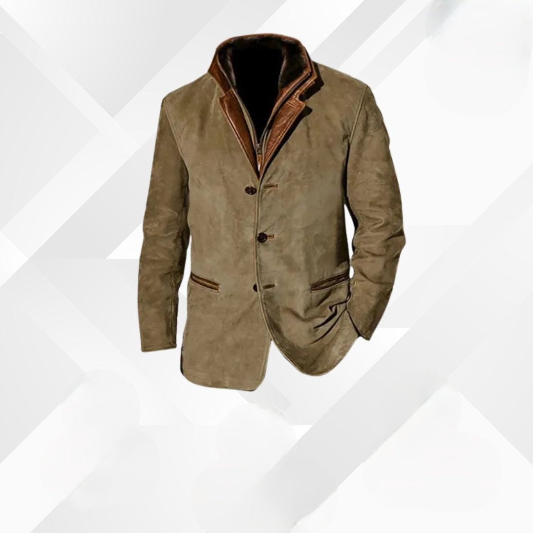 Men's Autumn Blazer – Leandro in Autumn Leaf Shades