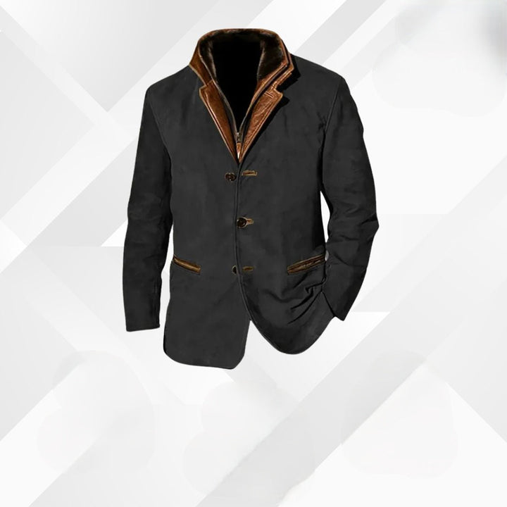 Men's Autumn Blazer – Leandro in Autumn Leaf Shades