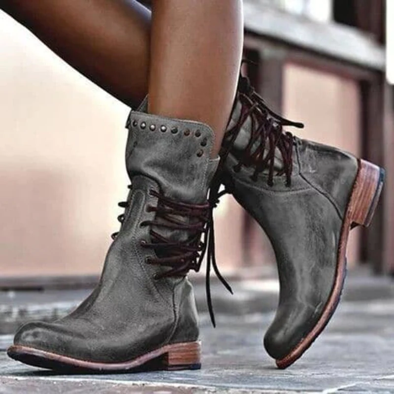 Stylish Leather Women's Shoes - Sophie