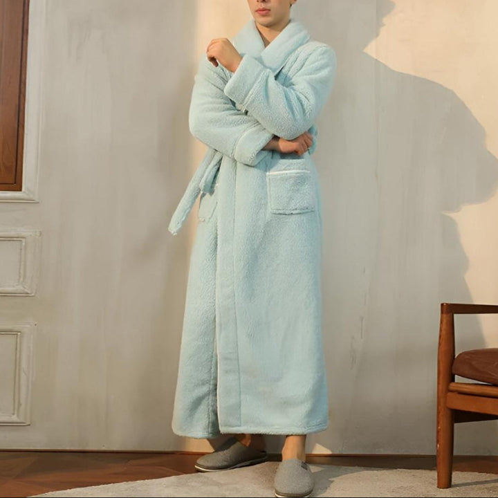 Luxe Fleece Warmth Comfort Bathrobe
