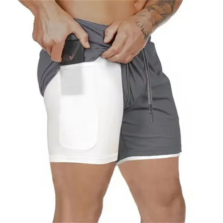2-in-1 Men's Sport Shorts