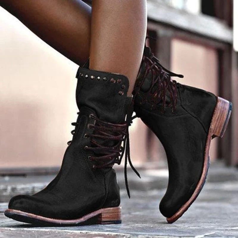 Stylish Leather Women's Shoes - Sophie