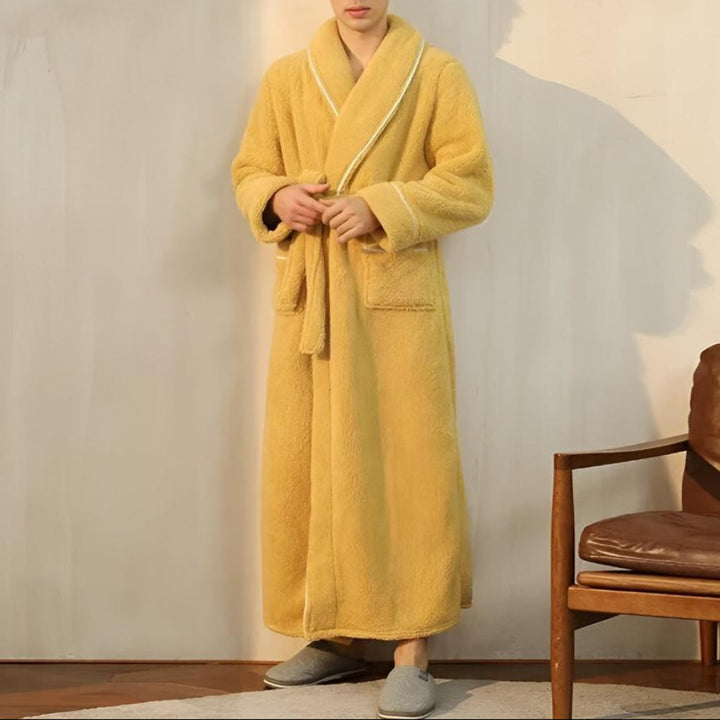 Luxe Fleece Warmth Comfort Bathrobe