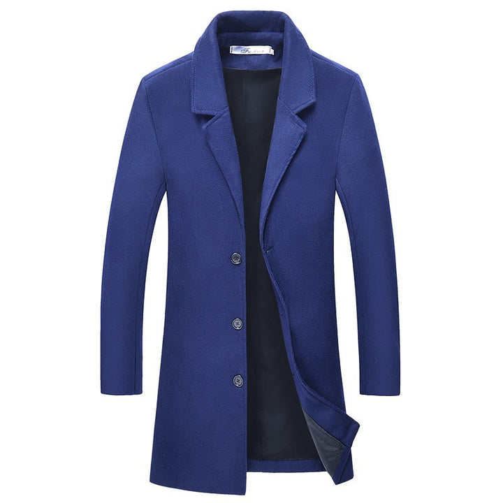 Men's Wool Coat for Autumn and Winter - Tomas