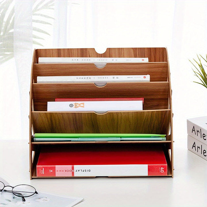 WoodFlow A4 Organizer – Elegant Storage for Every Desk