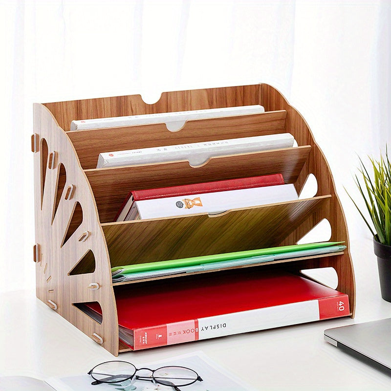 WoodFlow A4 Organizer – Elegant Storage for Every Desk