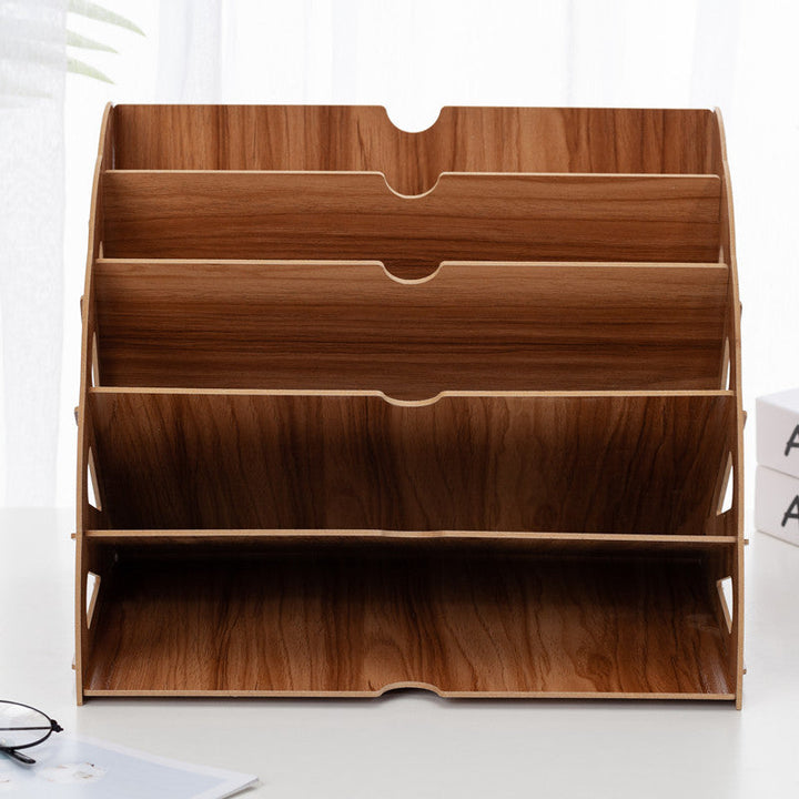 WoodFlow A4 Organizer – Elegant Storage for Every Desk