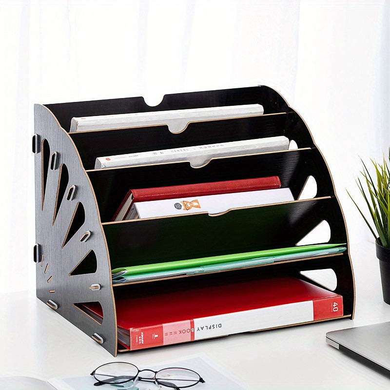 WoodFlow A4 Organizer – Elegant Storage for Every Desk