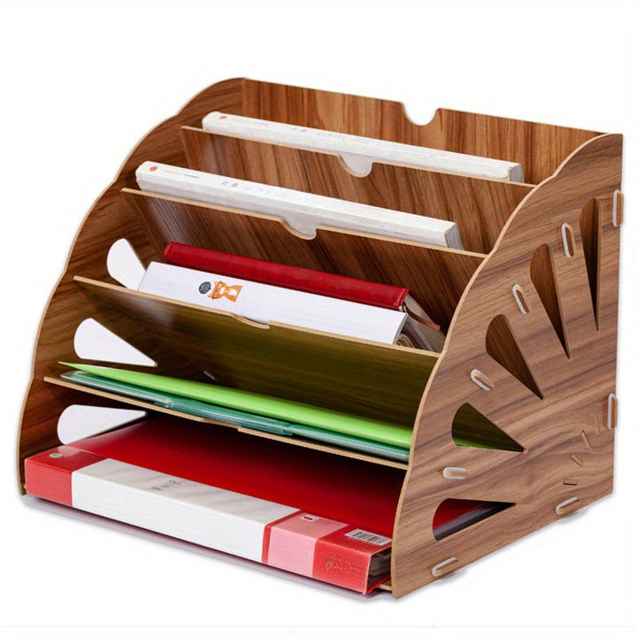 WoodFlow A4 Organizer – Elegant Storage for Every Desk