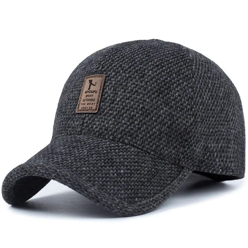 Classic Winter Hat | Nostalgic Wool Snap Cap