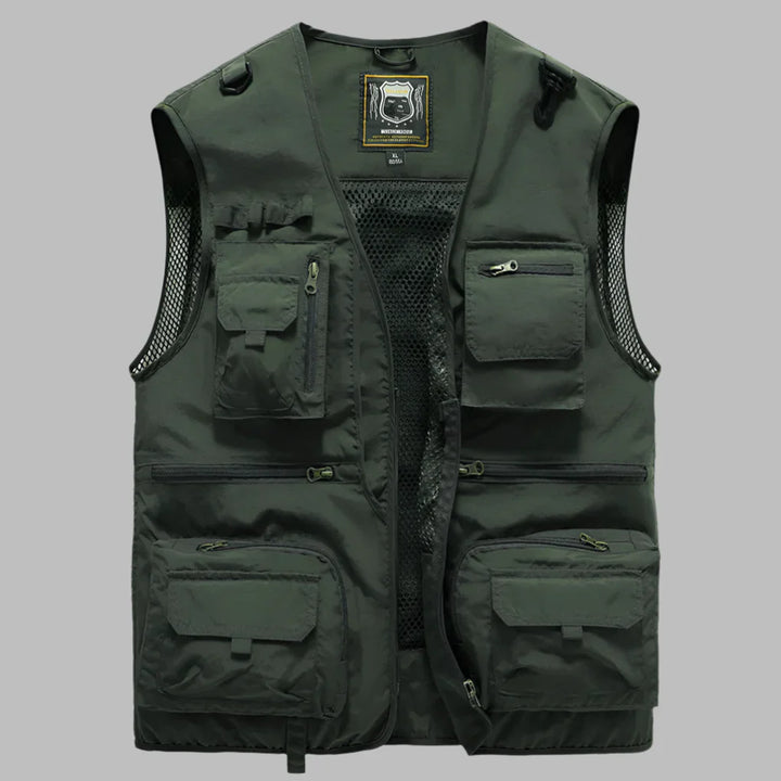 Multi‑Pocket Summer Vest for Men