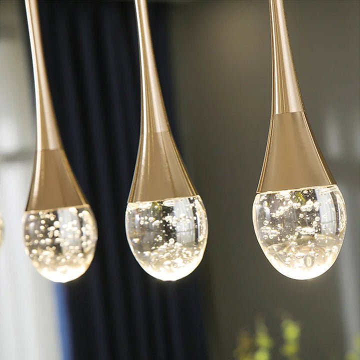 Glass Pendant Light with Warm Glow - Vetra