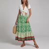 Elegant Long Floral Skirt for Women