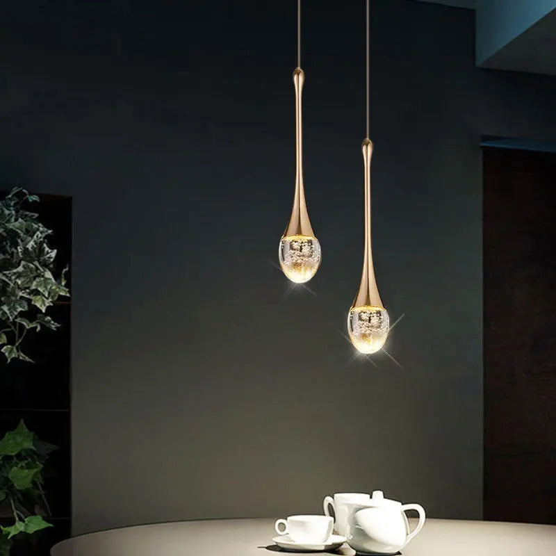 Glass Pendant Light with Warm Glow - Vetra