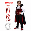 Boys' Vampire Costume Set with Cape and Fake Vampire Teeth