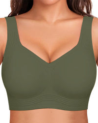 Comfortable Wire-Free Full-Coverage Jelly Bra with Smoothing Fit