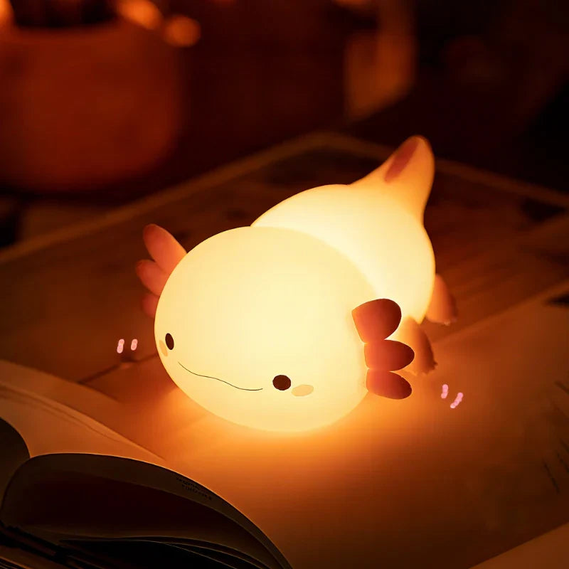 Adorable LED Night Lamp Adjustable Brightness with Sleep Timer
