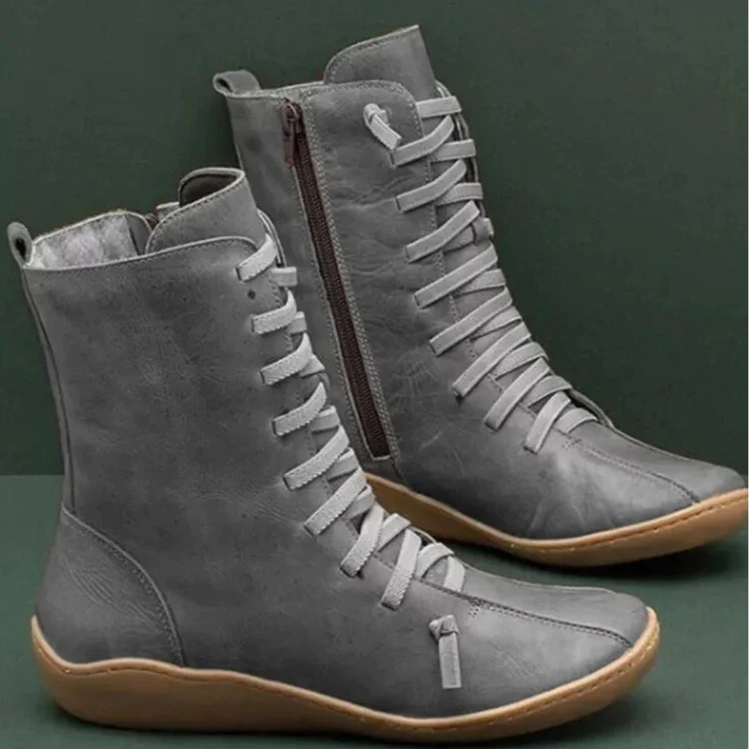 Women's Waterproof Leather Winter Boots – Durable, Warm and Perfect for Cold Weather