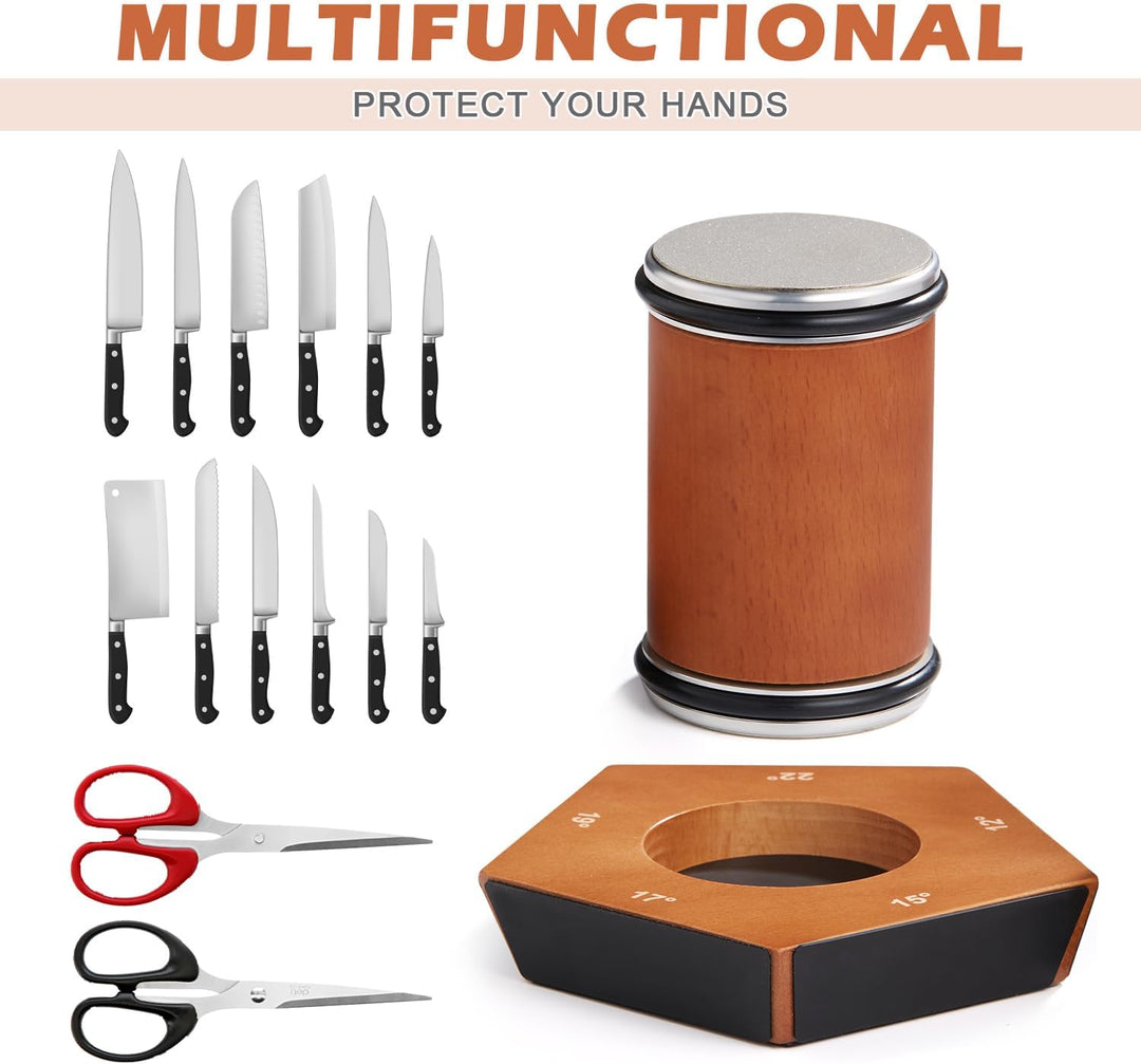 Manual Diamond Roller Knife Sharpener - SharpRoll