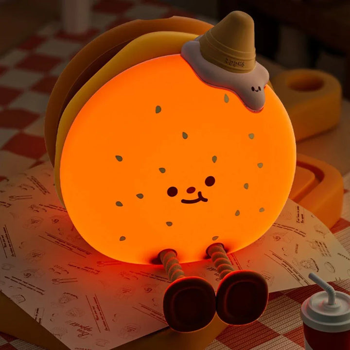 Adorable LED Night Lamp Adjustable Brightness with Sleep Timer