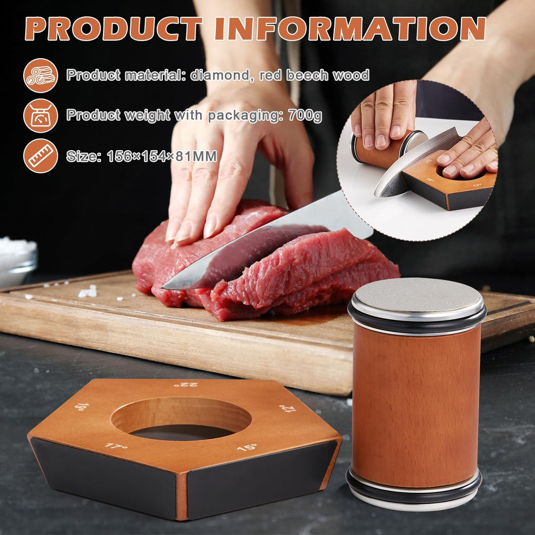 Manual Diamond Roller Knife Sharpener - SharpRoll