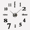 Frameless Oversized DIY Wall Clock