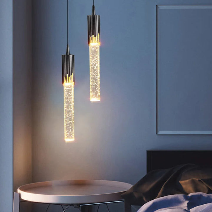 Cylindrical Glass Pendant Lamp - Lustreau