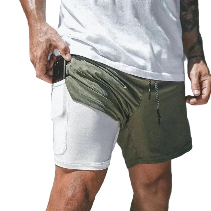 2-in-1 Men's Sport Shorts