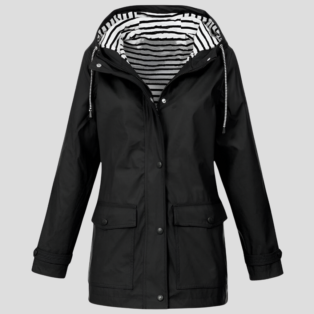 Water-resistant and Wind-resistant Hooded Jacket for Women