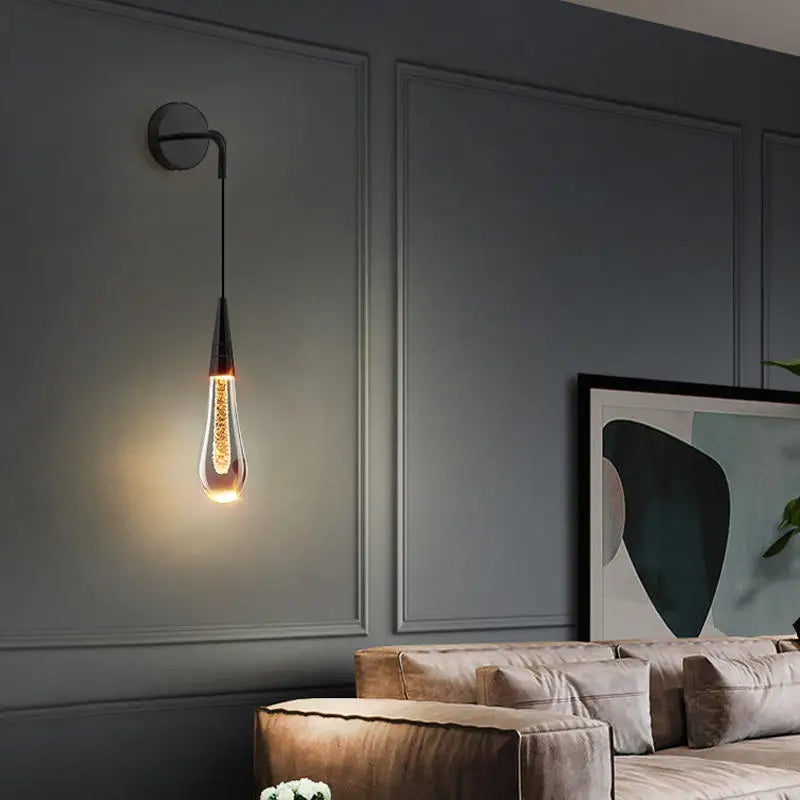 Teardrop Wall Light with Warm Glow - Solena