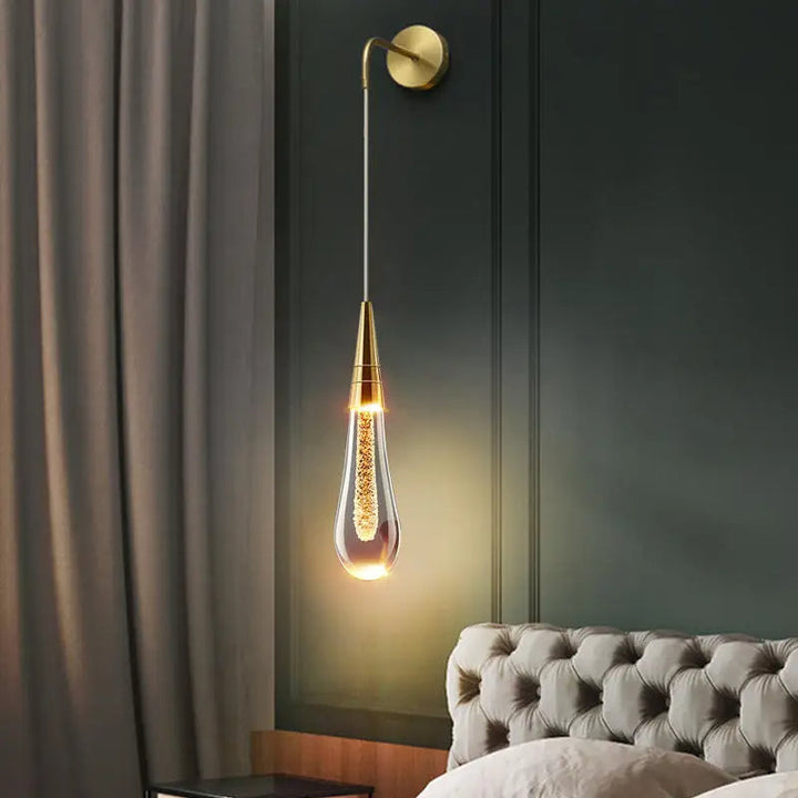 Teardrop Wall Light with Warm Glow - Solena