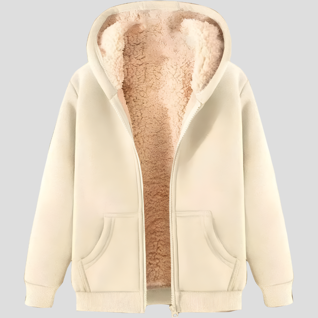 Warmth Fleece-Lined Winter Hoodie Jacket for Men