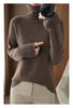 Women's Soft Polo Neck Sweater – Warm and Comfortable, Ideal for Autumn and Winter Outfits