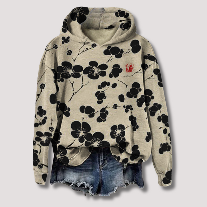 Lightweight Floral Print Sweater for Women
