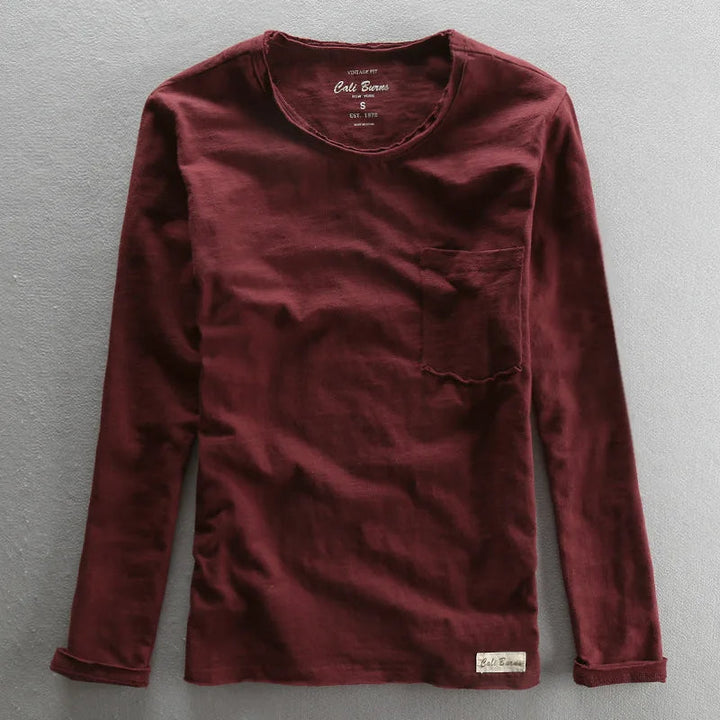 Vintage Cotton Long Sleeve Top for Women
