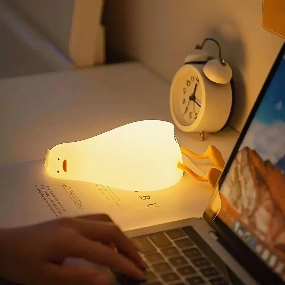 Adorable LED Night Lamp Adjustable Brightness with Sleep Timer