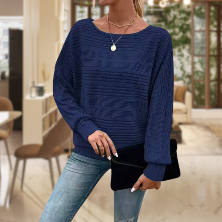 Trendy Women's Sweater with Contemporary Texture - Emma