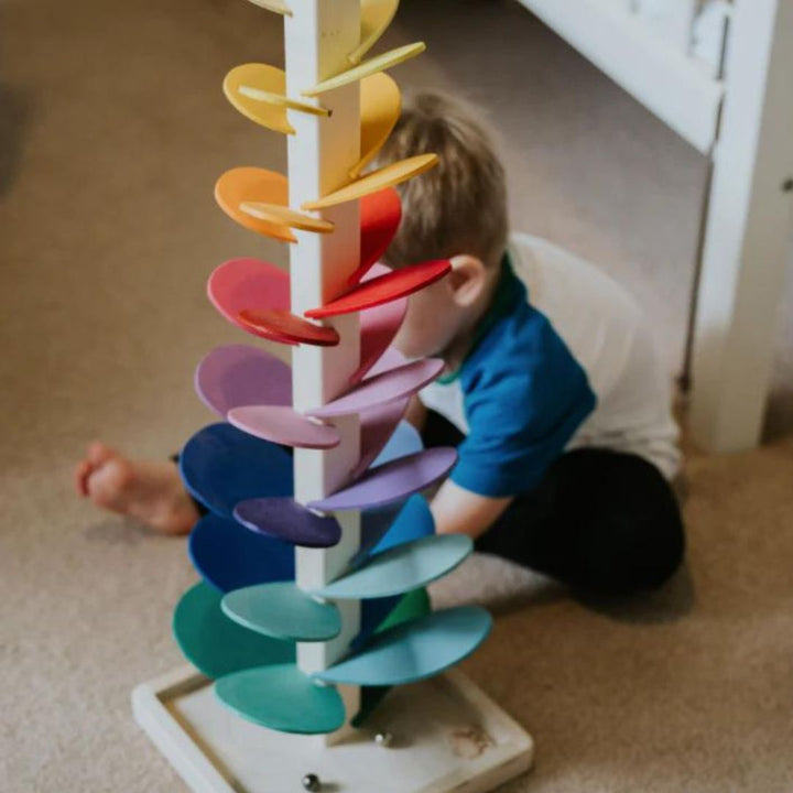 Interactive Rainbow Marble Tower - Luca