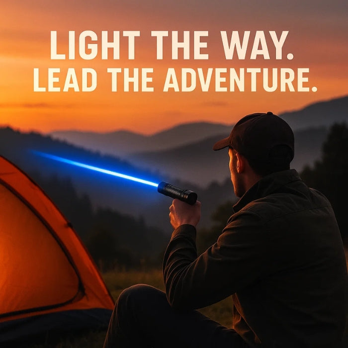 AeroForge Pro Laser Flashlight Provides Brilliant Waterproof Light for Outdoor Survival